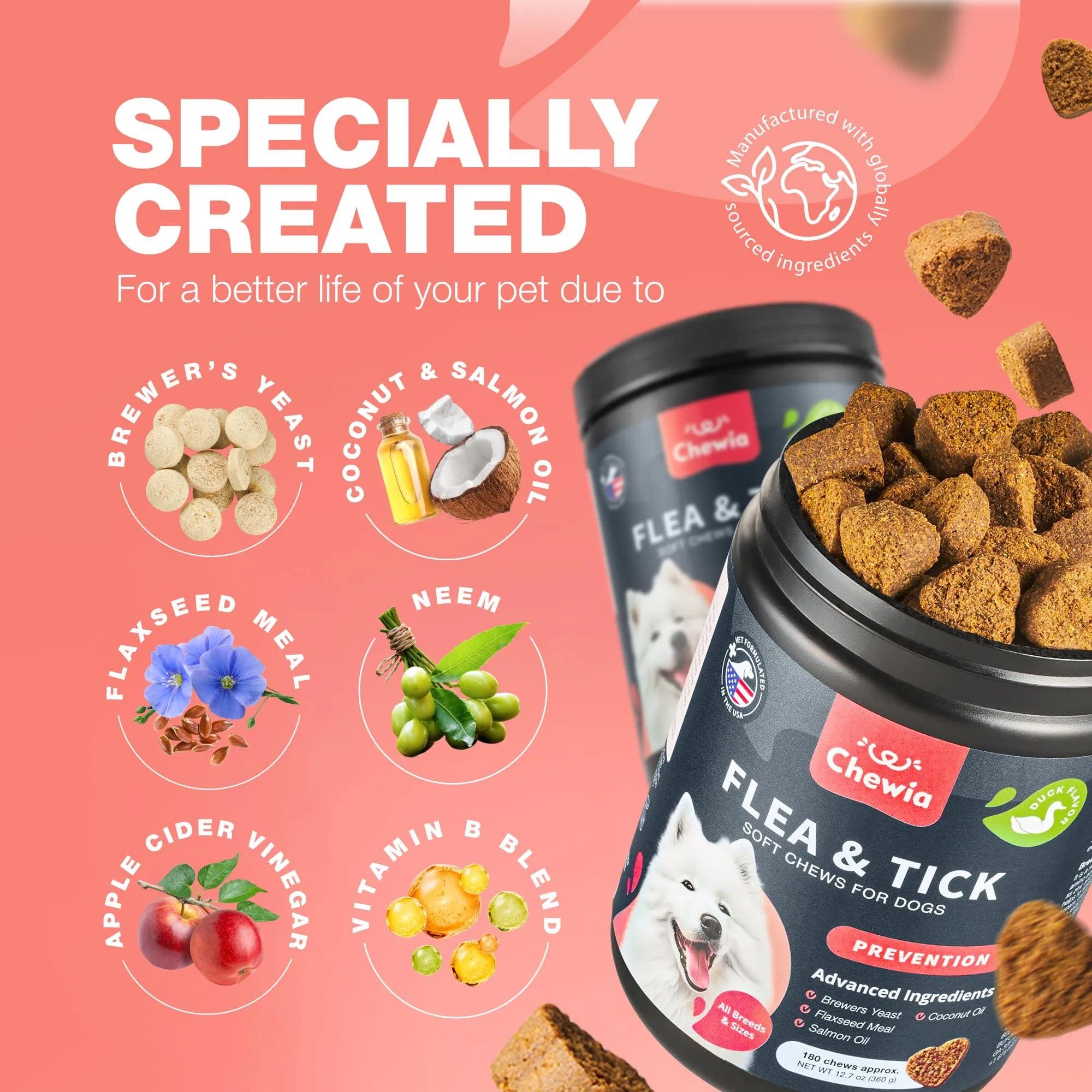 Natural Flea & Tick Dog Chews