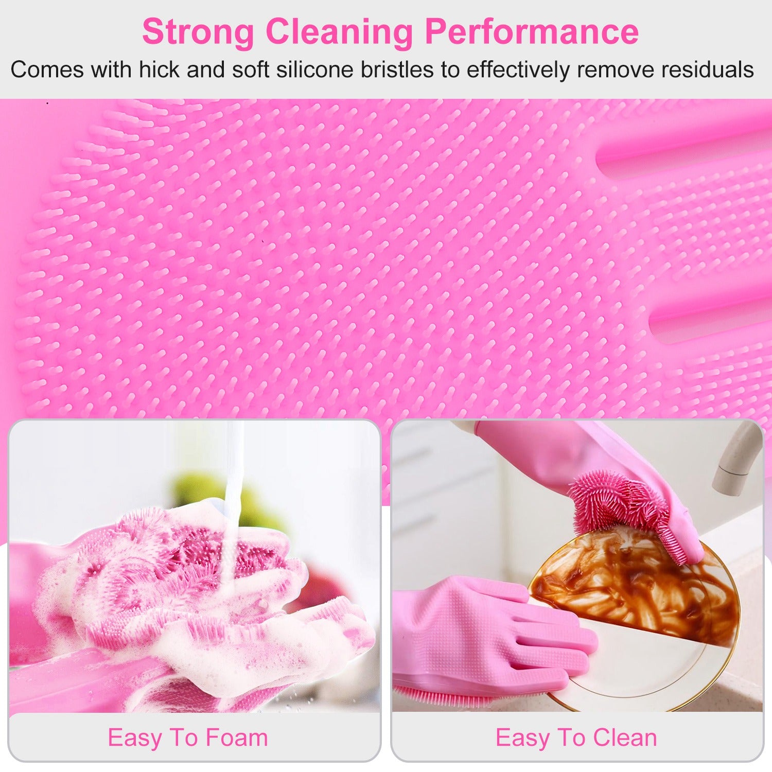 Silicone Pet Grooming Gloves