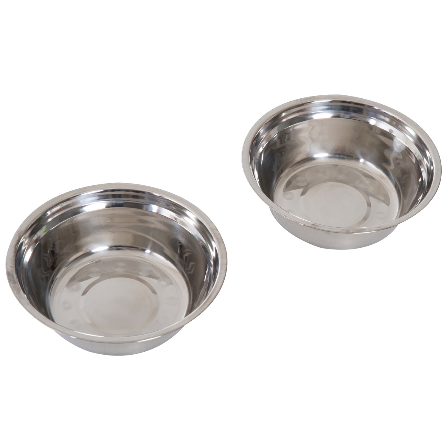 Wooden Elevated Dog Feeder with Stainless Steel Bowls