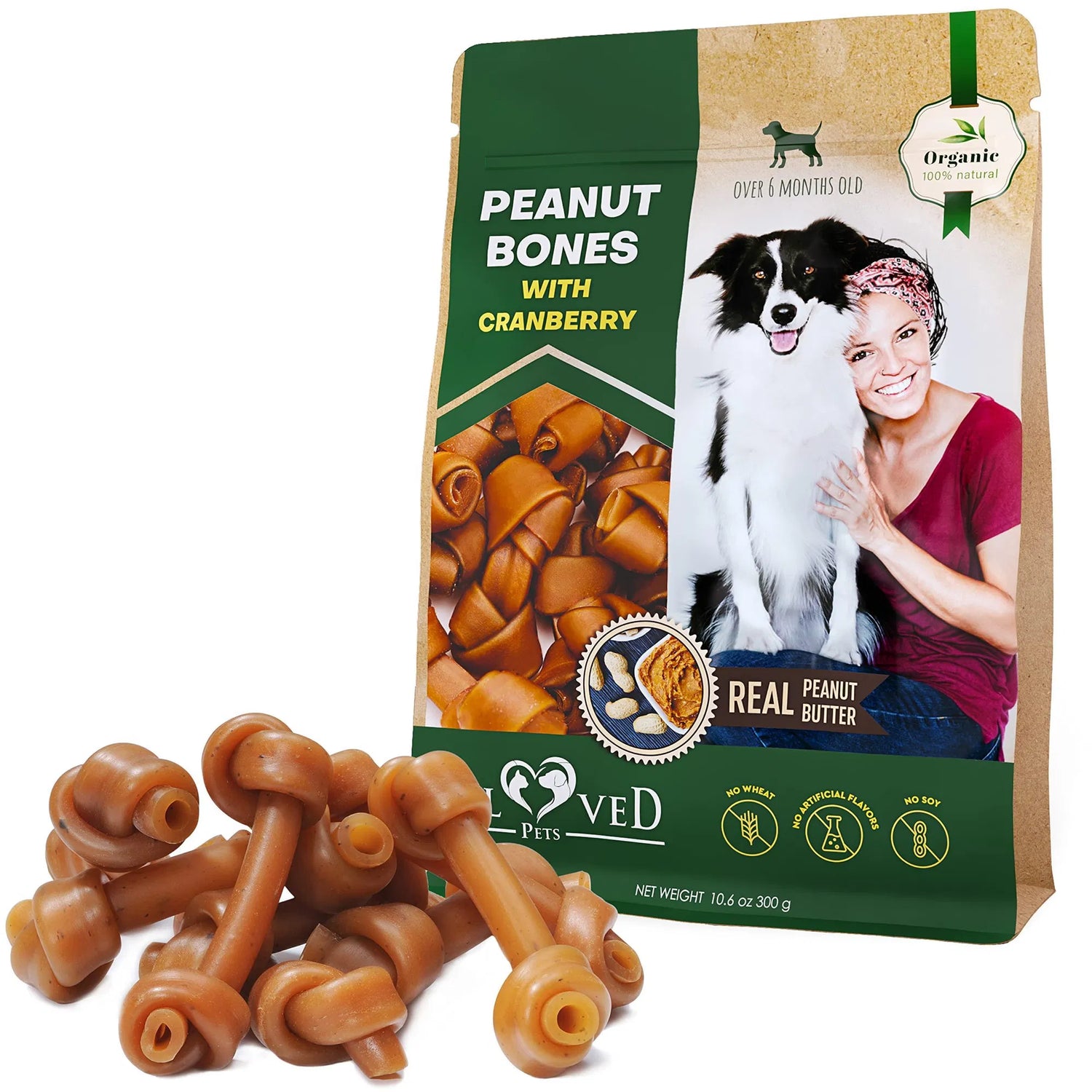Dog Peanut Butter Bones