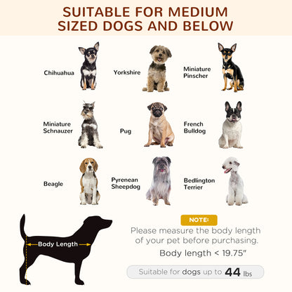 Elevated Dog Bed with Removable Canopy Gray