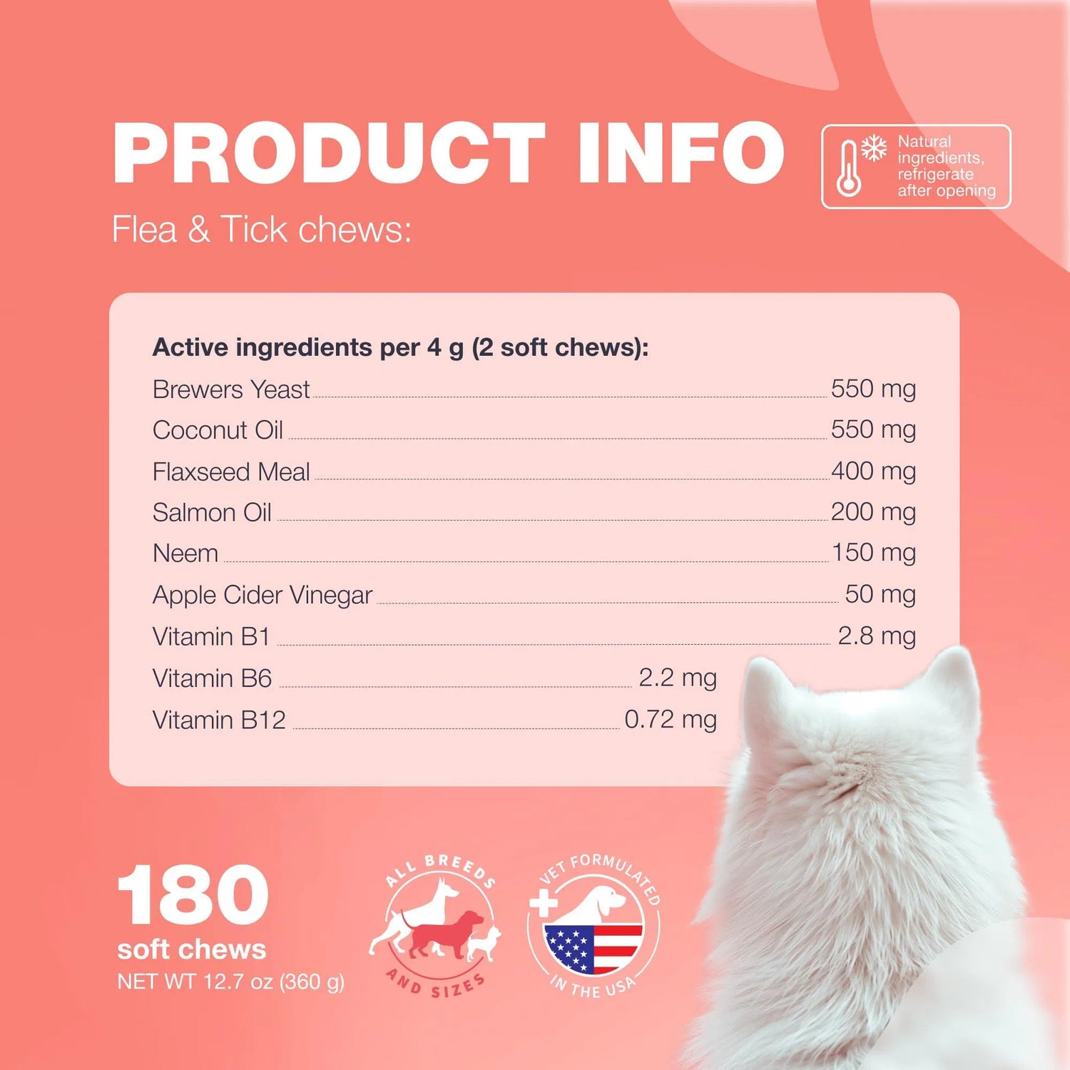 Natural Flea &amp; Tick Dog Chews