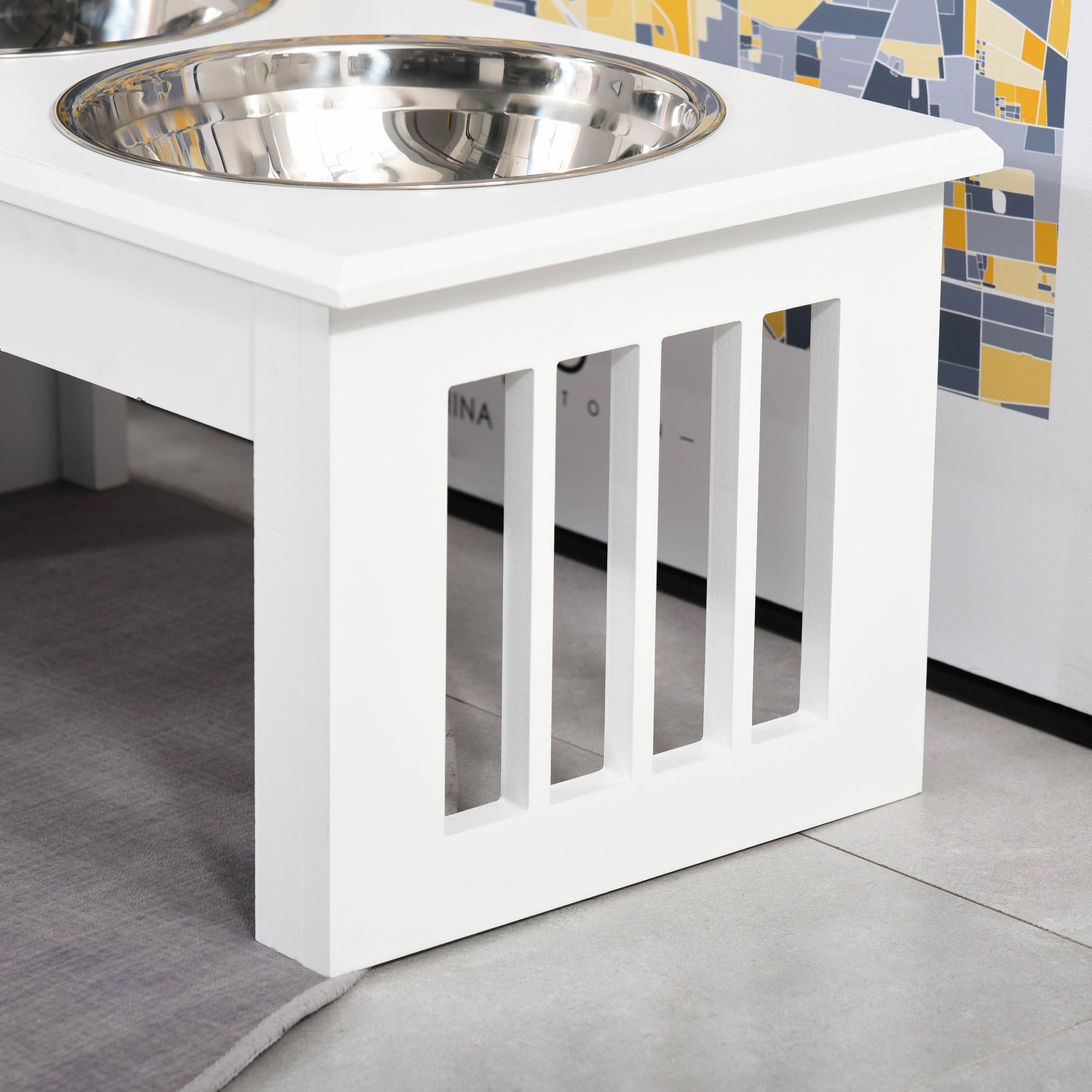 Small Puppy Dog Feeding Station