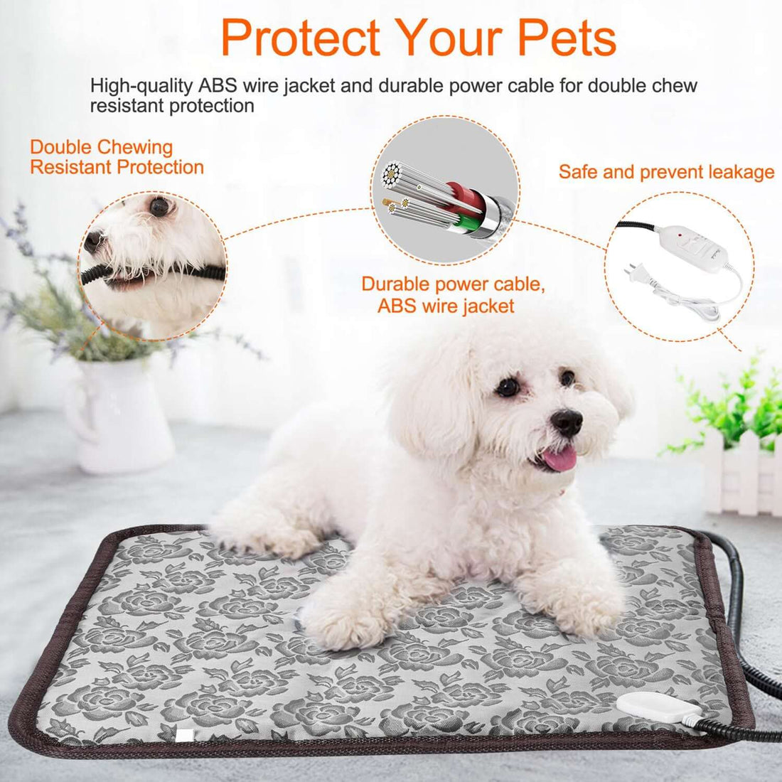 Electric Pet Heating Pad for Dogs