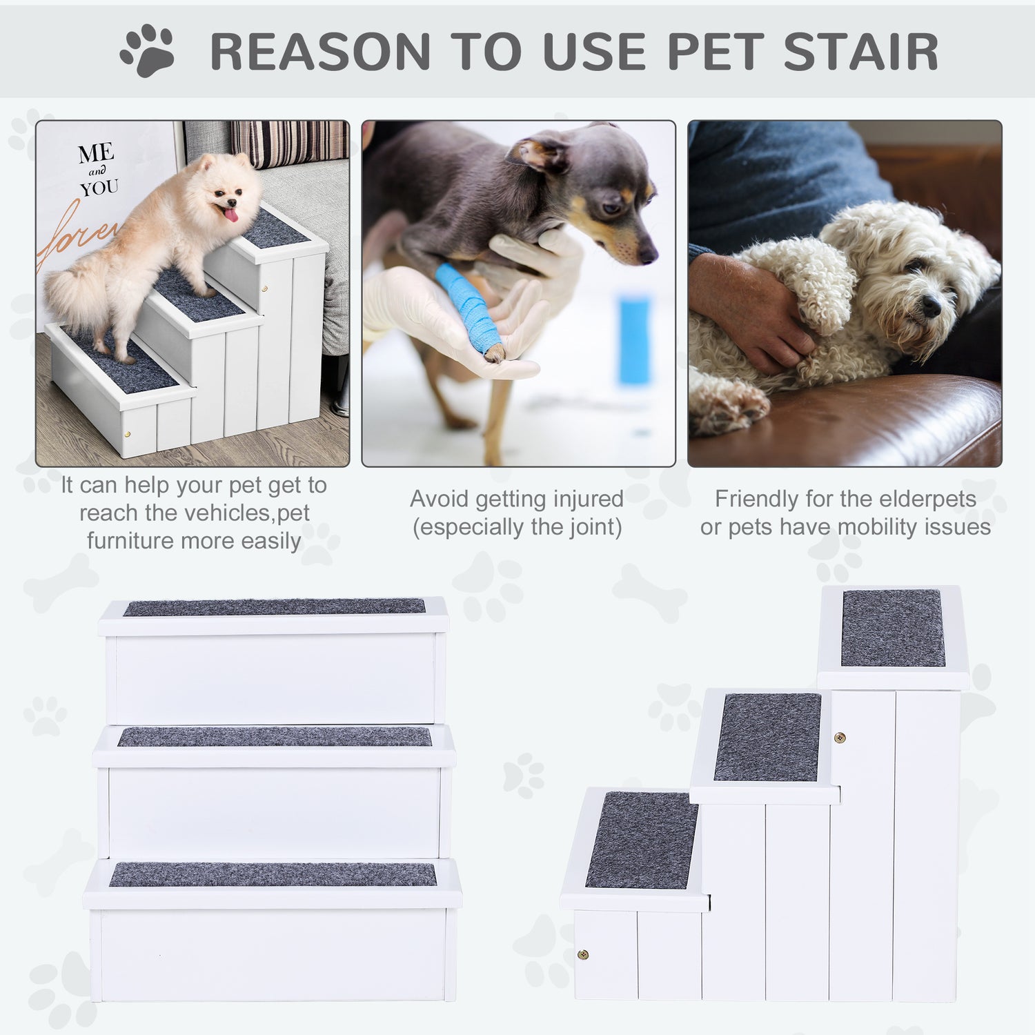 Wooden Pet Stairs