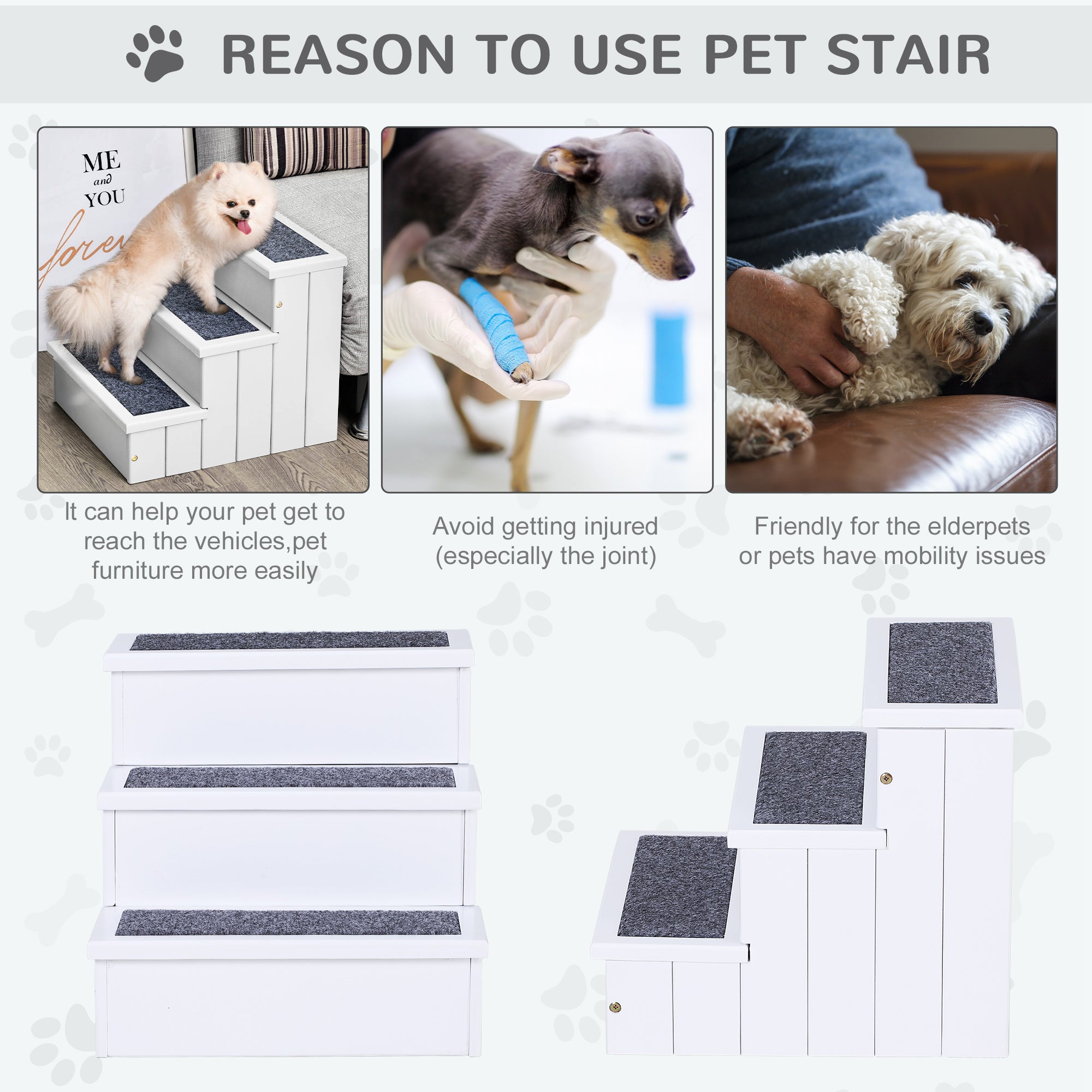 Wooden Pet Stairs