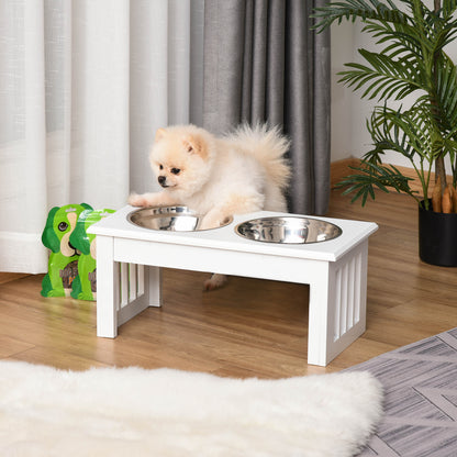 Small Puppy Dog Feeding Station