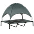 Elevated Portable Dog Cot with UV Canopy