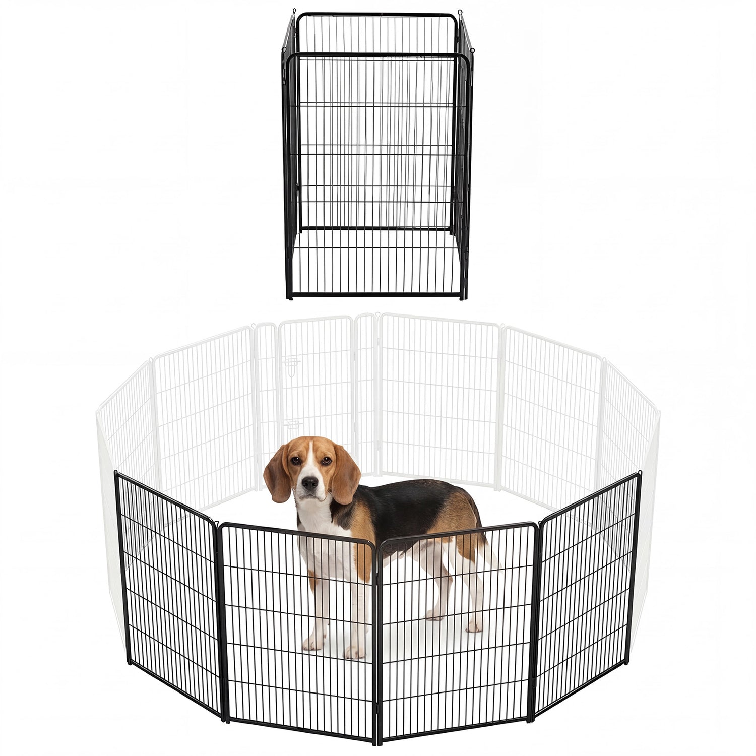 Foldable Metal Dog Fence