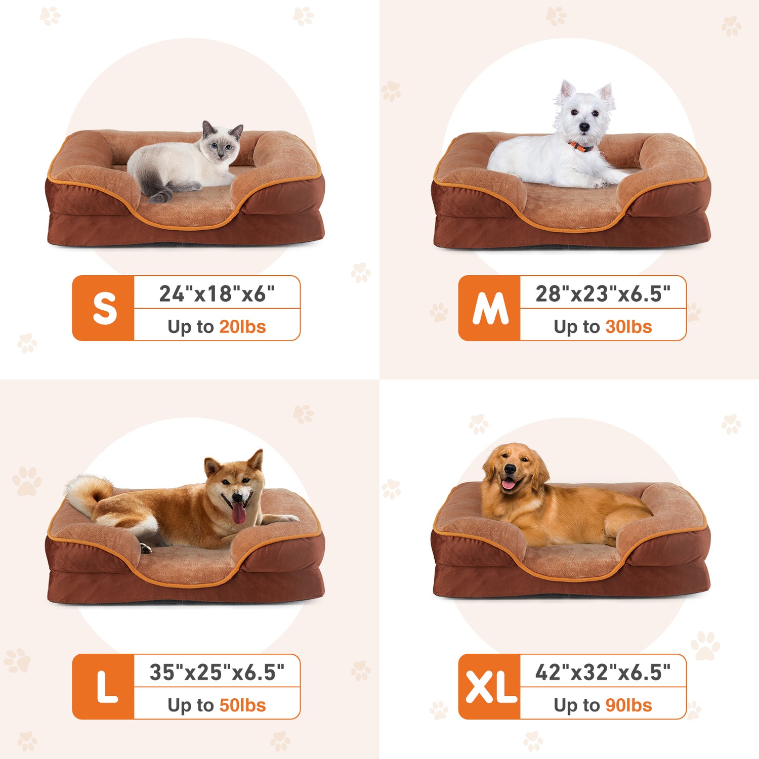 Memory Foam Pet Bed