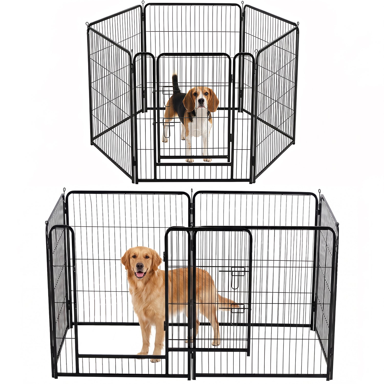 Foldable Metal Dog Fence