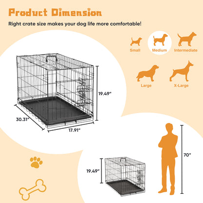 Single Door Dog Cage