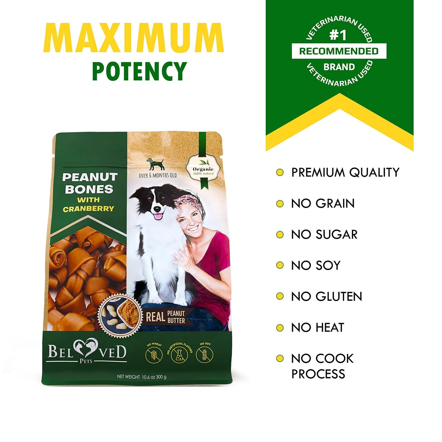 Dog Peanut Butter Bones