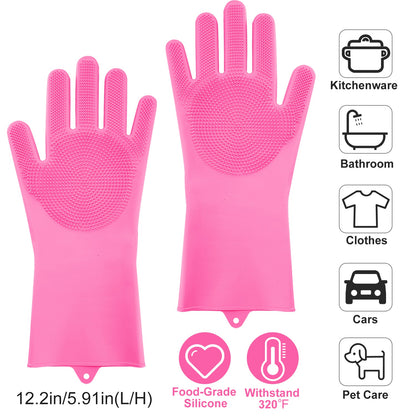 Silicone Pet Grooming Gloves