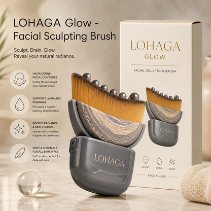 LOHAGA Glow - Facial Sculpting Brush
