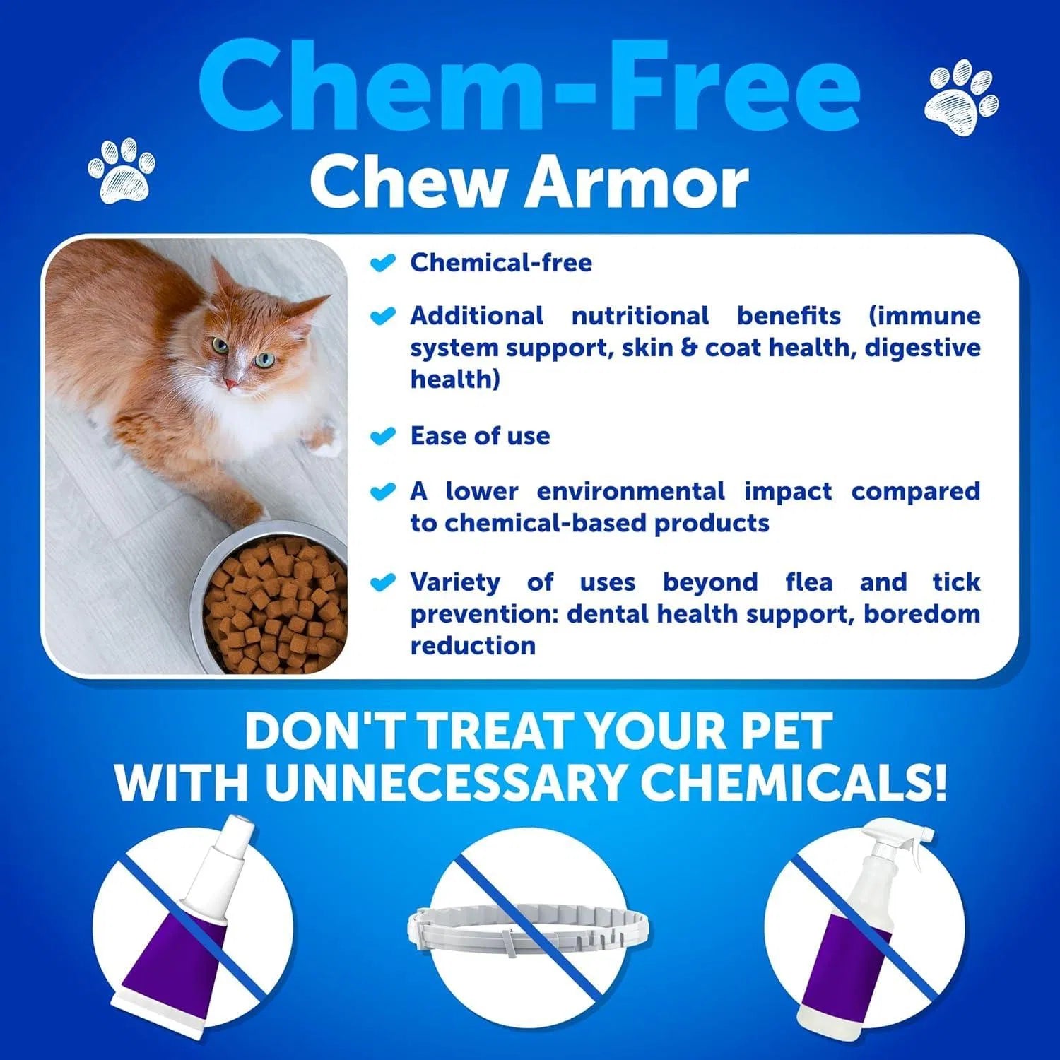 Natural Flea &amp; Tick Cat Chews