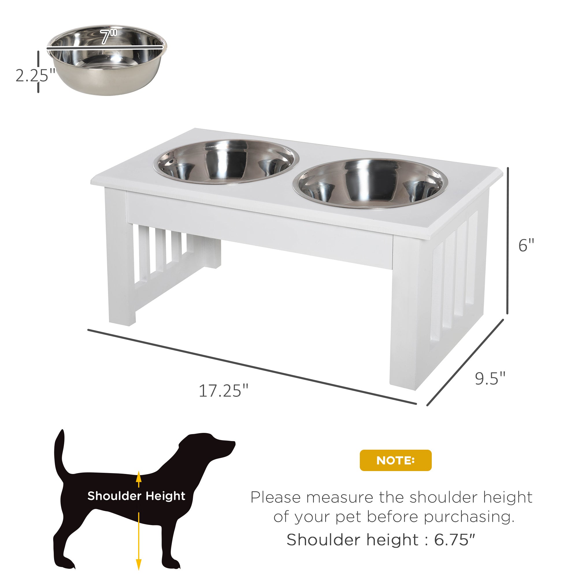 Small Puppy Dog Feeding Station