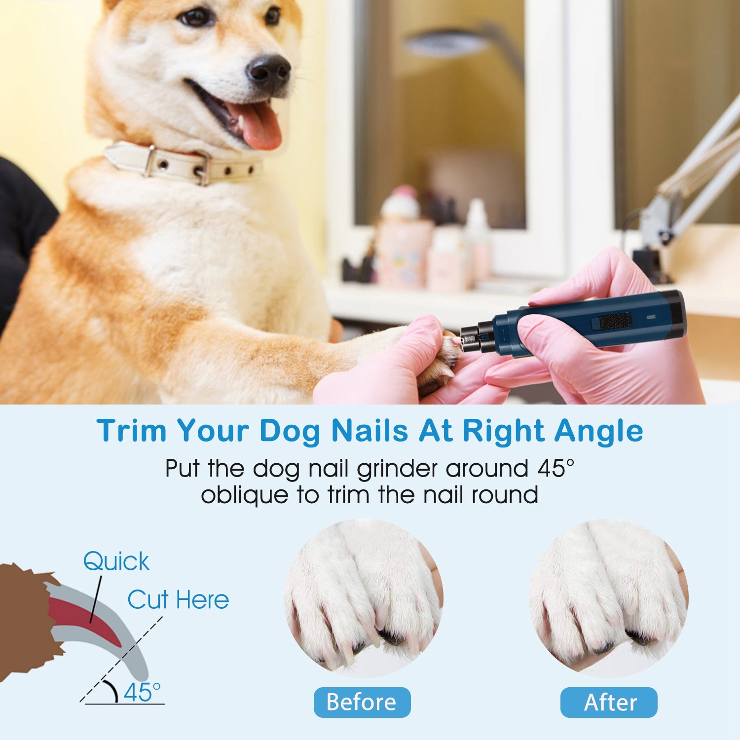 Rechargeable Dog Nail Grinder