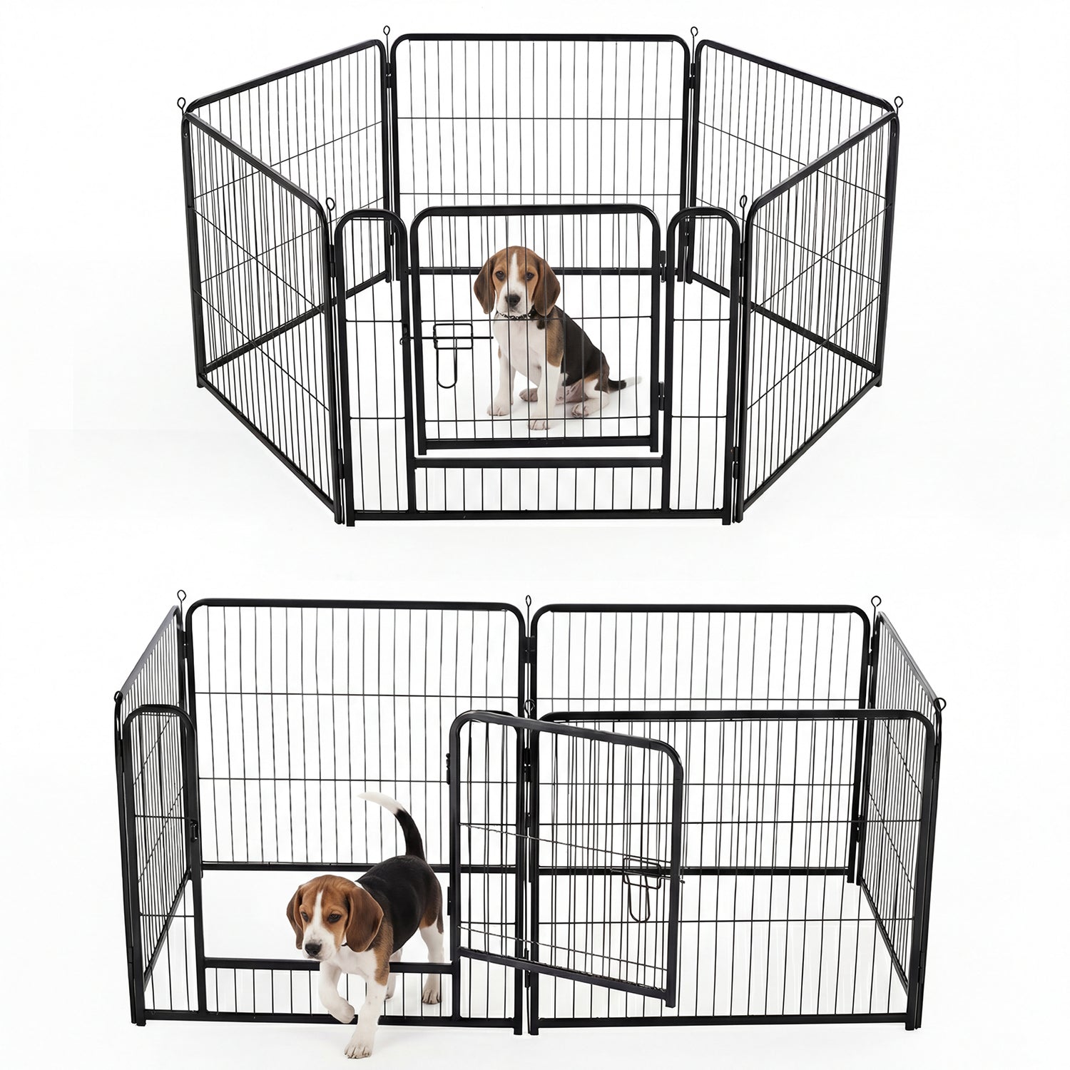 Foldable Metal Dog Fence