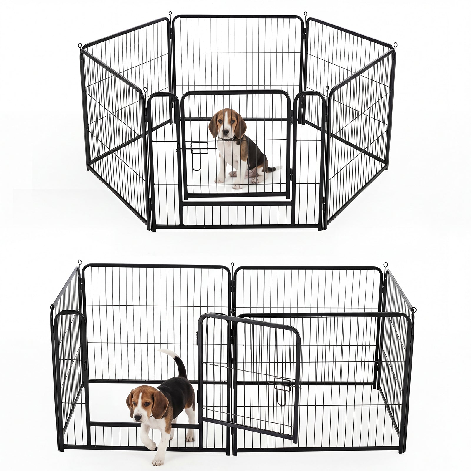 Foldable Metal Dog Fence