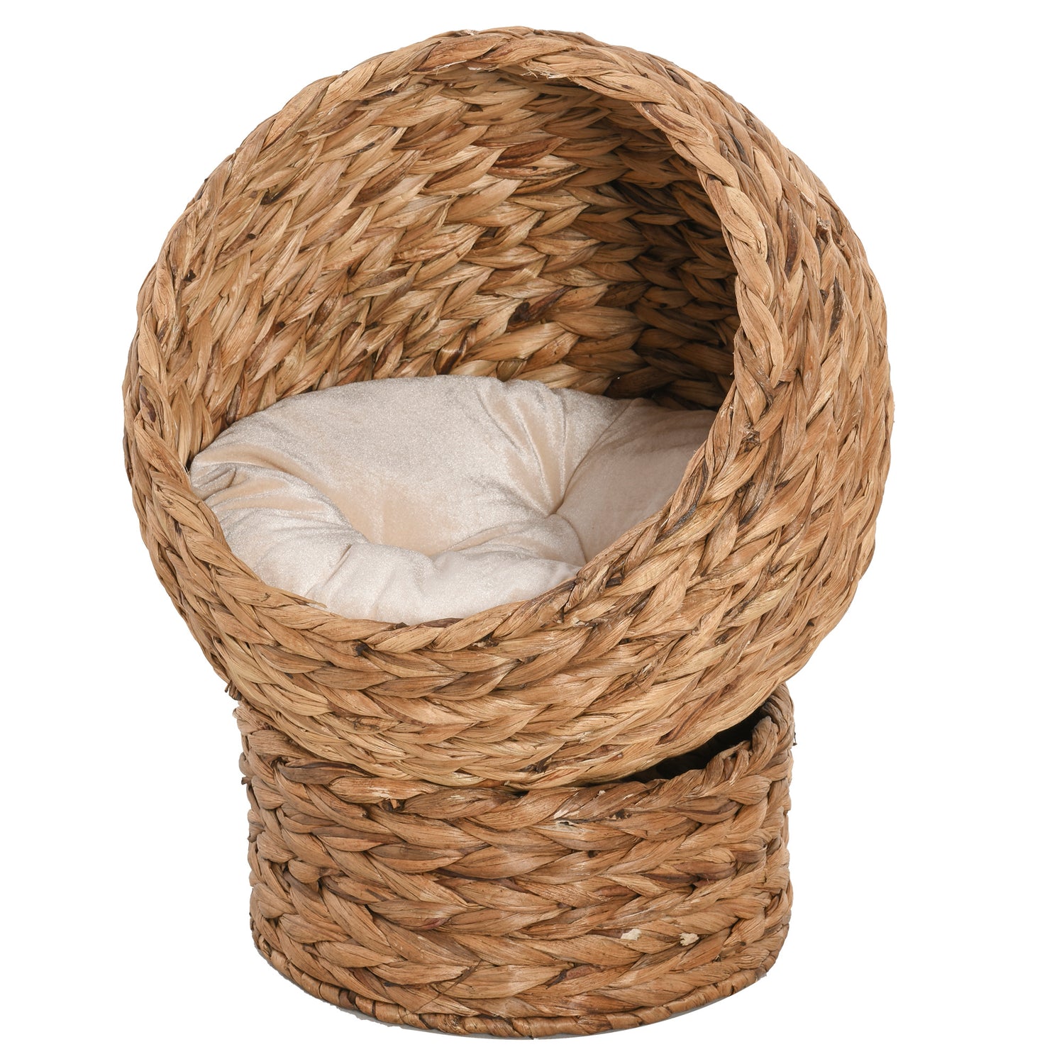 Braided Banana Leaf Cat Bed