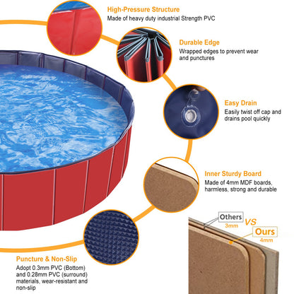 Foldable Dog Swimming Pool