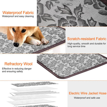 Electric Pet Heating Pad for Dogs