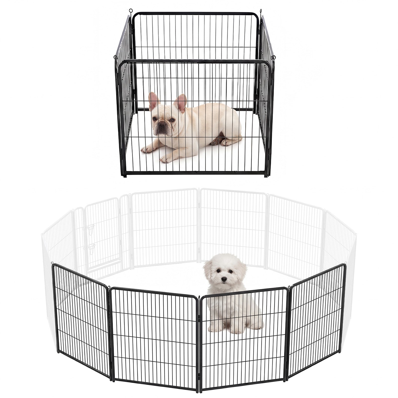 Foldable Metal Dog Fence