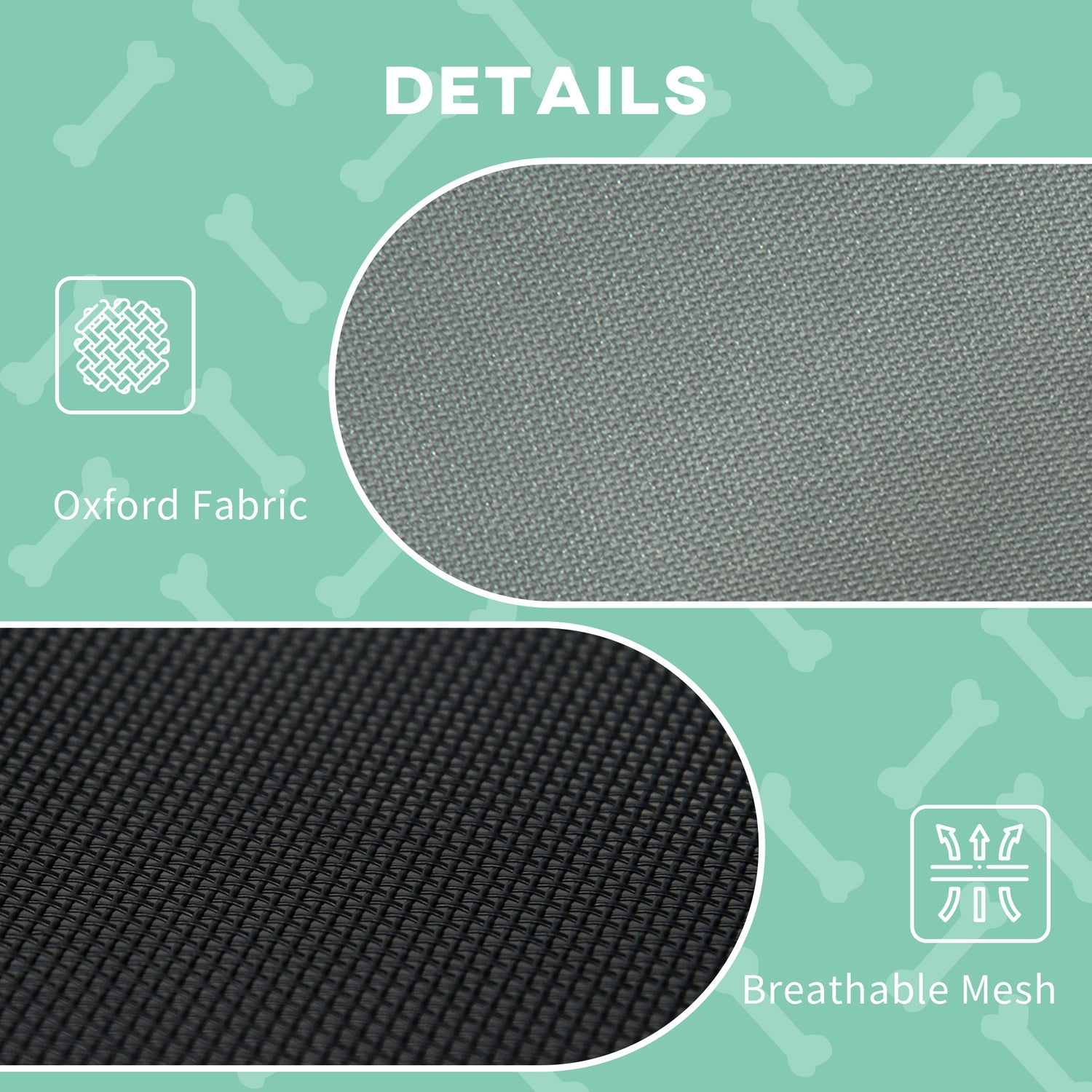 Elevated Dog Bed with Removable Canopy Gray