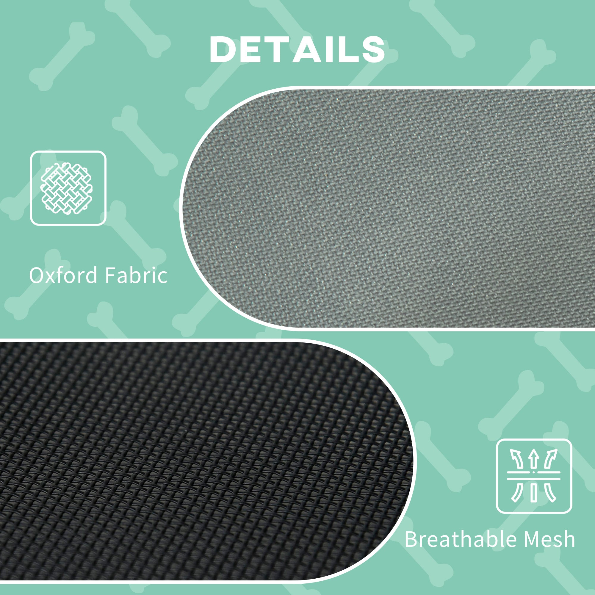Elevated Dog Bed with Removable Canopy Gray