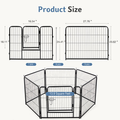 Foldable Metal Dog Fence