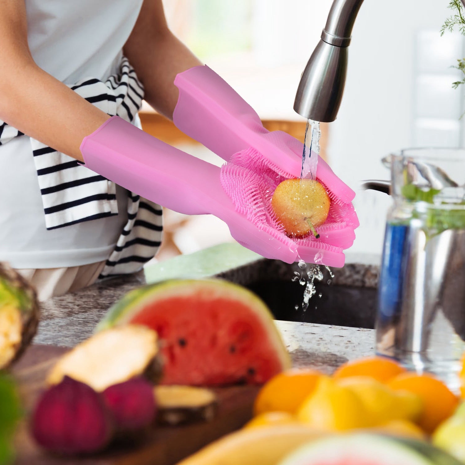 Silicone Pet Grooming Gloves